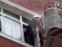 Rize'de Korkutan Yangın