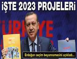 Erdoğan'dan 2023'e büyük hedefler