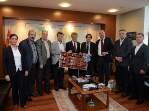 Bosna Podrinje Kantonu Başbakanı Okoviç’ten Btso’ya Ziyaret