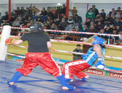 Rize'de Kick Boks Turnuvası Düzenlendi
