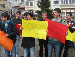 Şavşatlı Öğrencilerden YGS protestosu