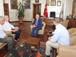 Trans Anatolia Organizasyon Heyeti, Başkan Yılmaz’ı Ziyaret Etti