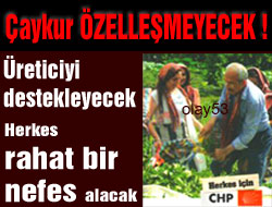 Chp Çayda Kontenjanı Kaldıracak!