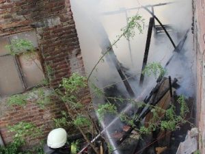 Samsun’da Baraka Yangını Korkuttu