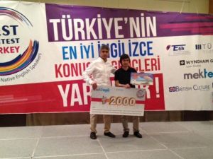 İhlas Koleji Öğrencisi Ahmet Koçak İngilizce’de Türkiye İkincisi Oldu