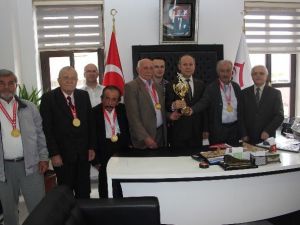 Balcı, Türkiye Üçüncülerini Kabul Etti