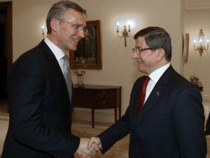 Başbakan Davutoğlu Nato Genel Sekreteri Stoltenberg İle Görüştü