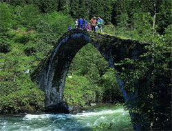Rize'de Asırlık Tarihi Köprüler Zamana Meydan Okuyor
