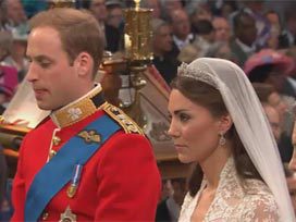 Prens William ve Kate Middleton evlendi