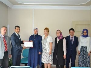 Düzenli Kilo Veren Bayanlara Teşekkür Belgesi