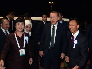 Cumhurbaşkanı Erdoğan, Expo 2016’da Türk Bahçesini Gezdi
