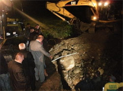 Rize'de Su Arızası Giderildi