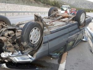 Kargı’da Otomobil Takla Attı: 4 Yaralı
