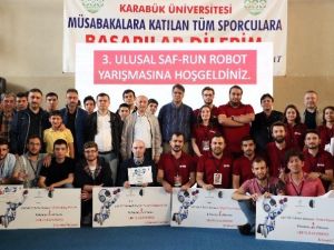 Kbü’de ’Üçüncü Ulusal Saf-run Robot Yarışması’