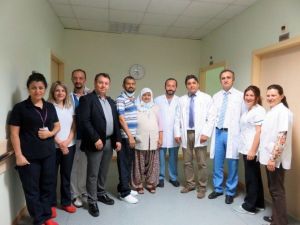 Çalıştığı Hastanede Şifa Buldu