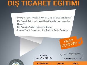 Kuzka, Kastamonu, Çankırı Ve Sinop’ta “Dış Ticaret Eğitimi” Düzenleyecek