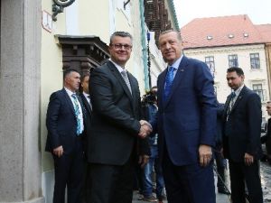 Cumhurbaşkanı Erdoğan, Hırvatistan Başbakanı Oreşkoviç’le Görüştü