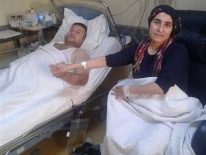 Böbreğini Eşiyle Paylaştı