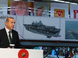 Cumhurbaşkanı Erdoğan: “Bu Gemi Gerektiğinde Dünyanın Her Köşesinde Askeri Operasyon Yapabilecek”