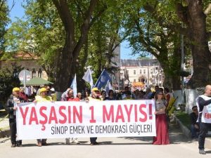 Sinop’ta 1 Mayıs Bayramı Kutlamaları Olaysız Geçti