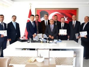 Bafra Kaymakamlığı’nda Ödül Töreni