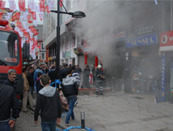 Rize'de Yangın Korkuttu