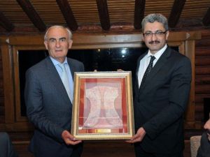 Başkan Yılmaz, Meteoroloji Bölge Müdürü’ne Veda Yemeği Verdi