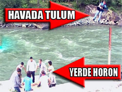 Rize'de Sıradışı Bir Eğlence