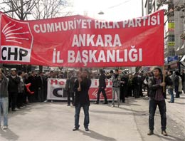 CHP İl Başkanlığı önünde gerginlik
