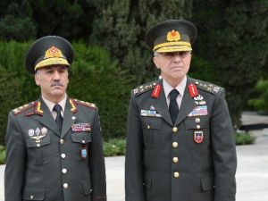Jandarma Genel Komutanı Orgeneral Galip Mendi Azerbaycan’da