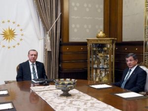 Cumhurbaşkanı Erdoğan, Başbakan Davutoğlu’nu Kabul Etti