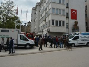 Sinop Belediyesi’ne Araç Takviyesi