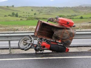 Tosya’da Motosiklet Kazası: 1 Yaralı