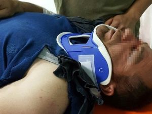 İnşaattan Düşen İşçi Hastanelik Oldu