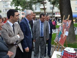 “Sen İste Yeter, Kanser Çeker Gider” Resim Sergisi