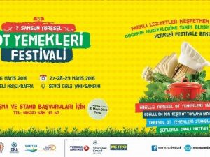 Samsun’da Ot Yemekleri Festivali’nin İkincisi Yapılacak