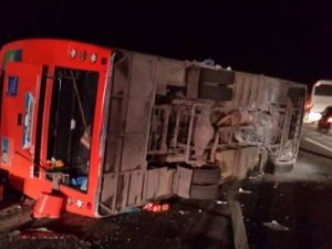 Bolu’da Trafik Kazası: 21 Yaralı