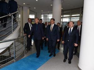 Cumhurbaşkanı Erdağan’dan Büyükşehir Belediyesine Ziyaret