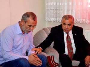 Bafra Kaymakamı’ndan Şehit Evine Taziye Ziyareti