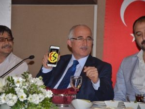 Vali Tuna, Spor Muhabirleriyle Buluştu