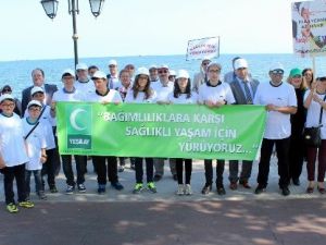 Sağlıklı Yaşam İçin 2 Kilometre Yürüdüler