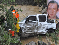 Harşit Çayına uçan araçta 1 ölü