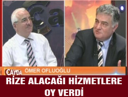 Rize Alacağı Hizmetlere Oy Verdi