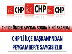 CHP'den Peygambere saygısızlık!
