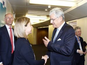 Bakan Bozkır, Mogherini İle Görüştü
