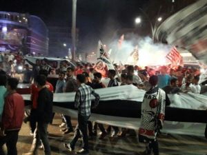 Batman’da Beşiktaş Taraftarı Sokaklara Döküldü