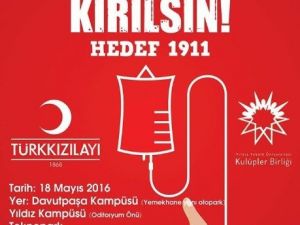 Ytü’den Kan Bağışında Rekor Denemesi