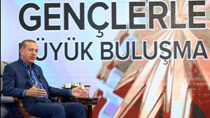 Erdoğan, "Gençlerle Büyük Buluşma"da gençlerin sorularını yanıtladı