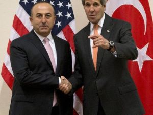 Çavuşoğlu, Kerry İle Görüştü