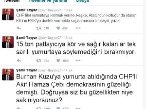 Şamil Tayyar’dan Chp’ye Yumurtalı Gönderme